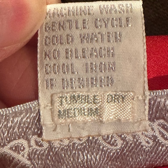 Dana AshleyVintage Red Button Down Collard  Shorts Sleeves.Pleated Blouse Sz 10. - Picture 14 of 17